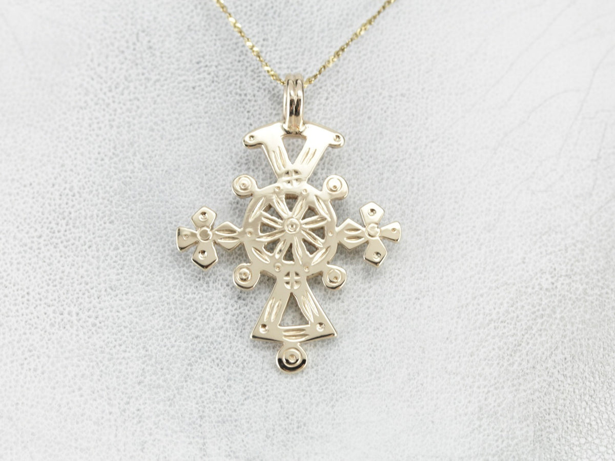 Decorative Folk Art Cross