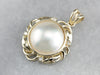 Bridal Diamond and Mabe Pearl Pendant