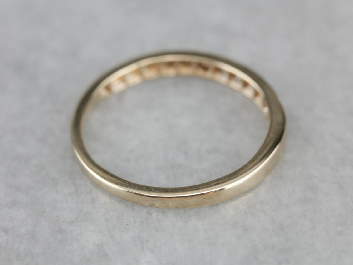 Yellow Gold Diamond Wedding Band