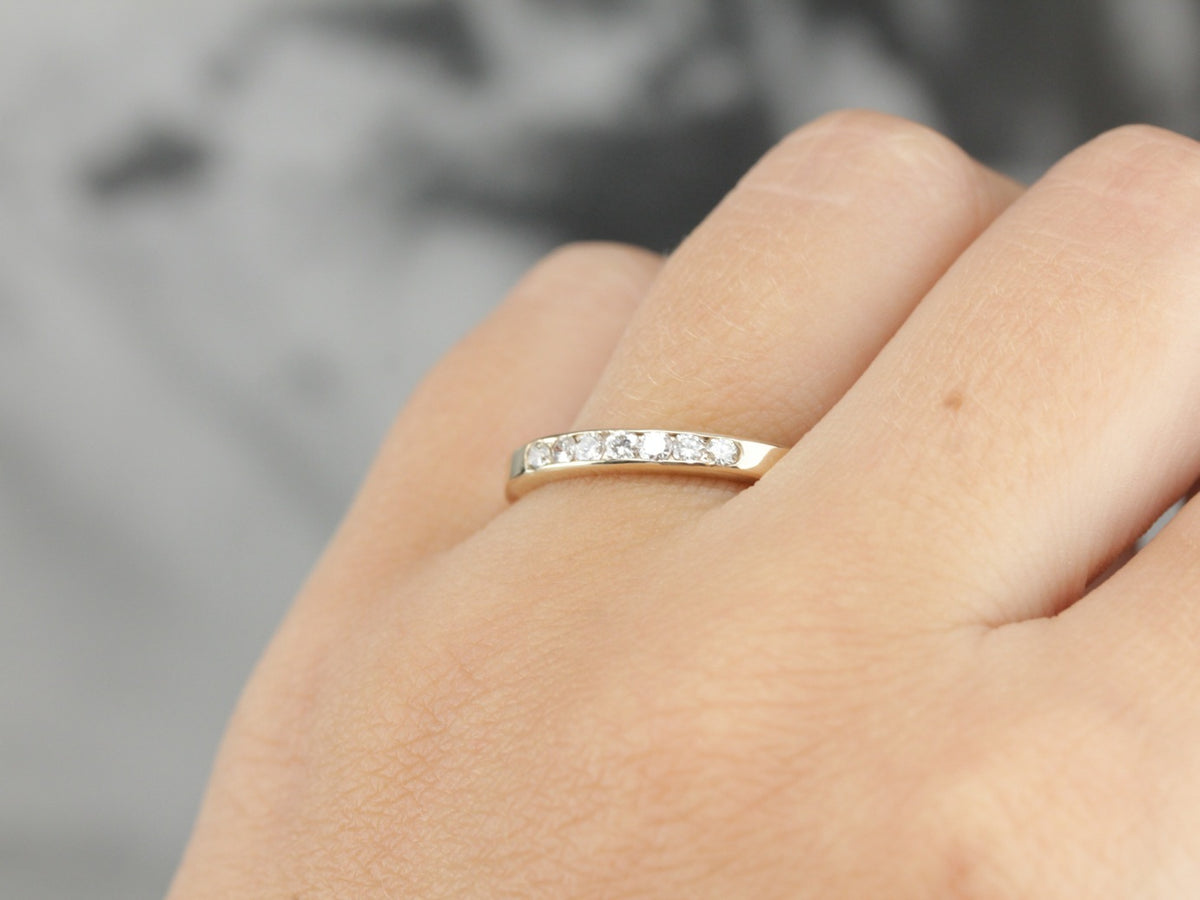 Yellow Gold Diamond Wedding Band