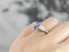 Purple Sapphire Statement Ring