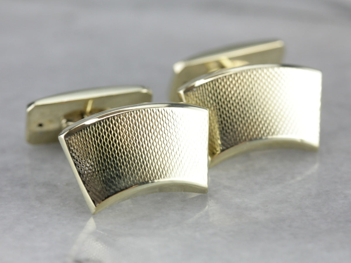 Yellow Gold Vintage Cufflinks
