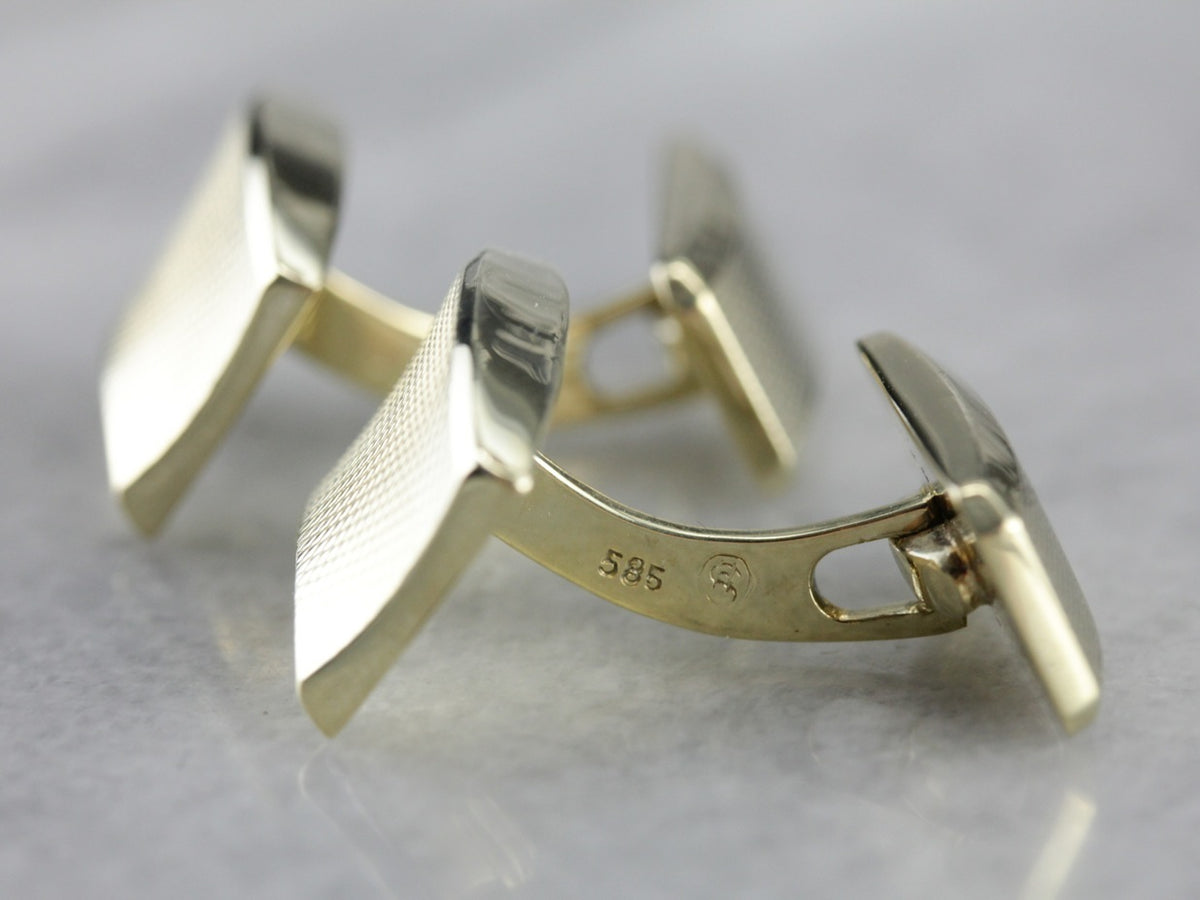 Yellow Gold Vintage Cufflinks