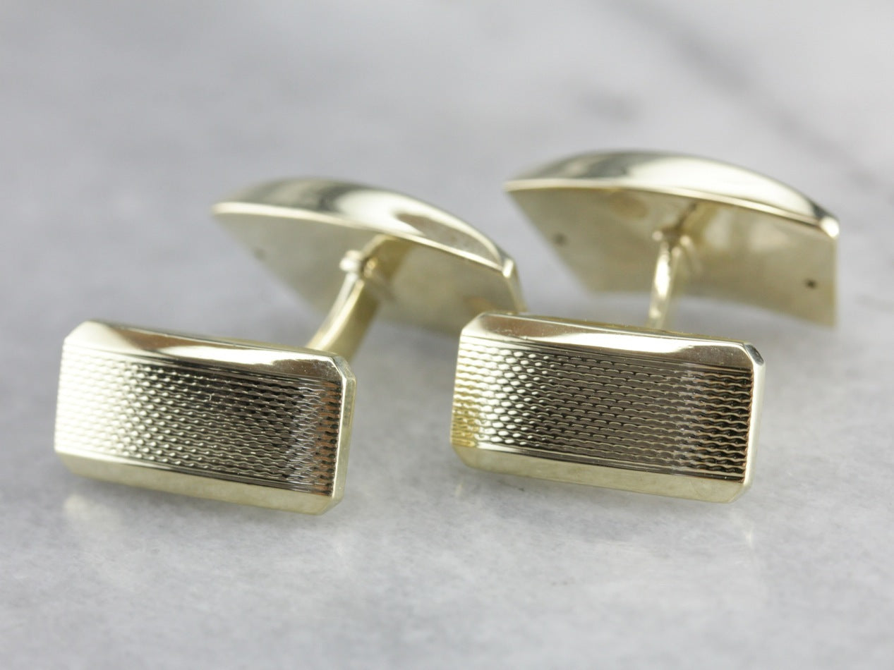 Yellow Gold Vintage Cufflinks