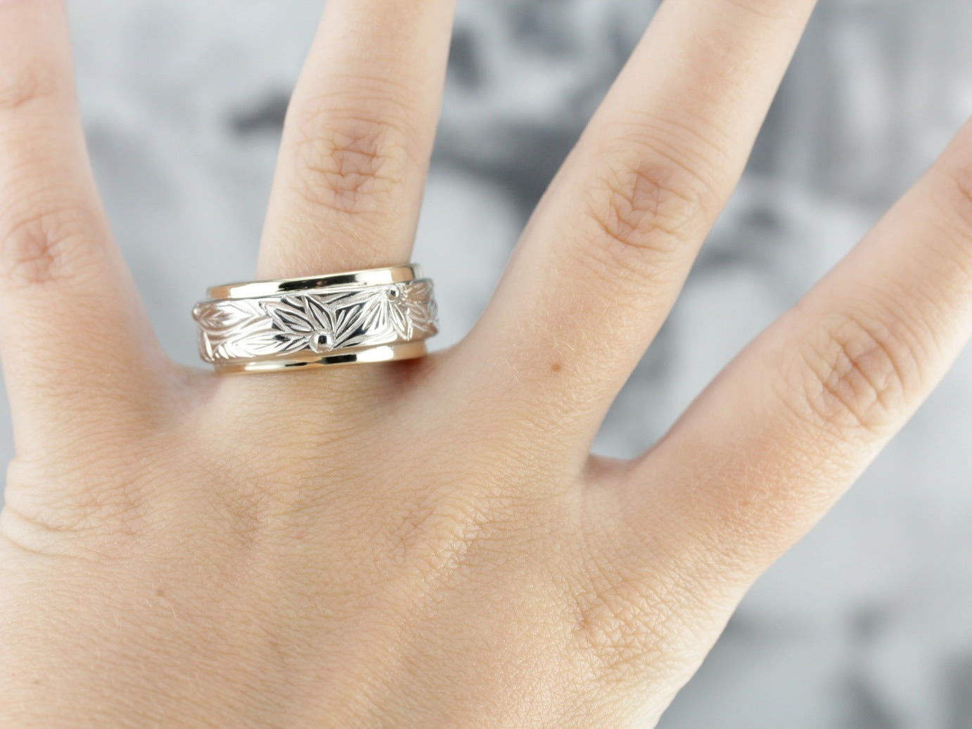 Vintage Mix Metal Floral Band