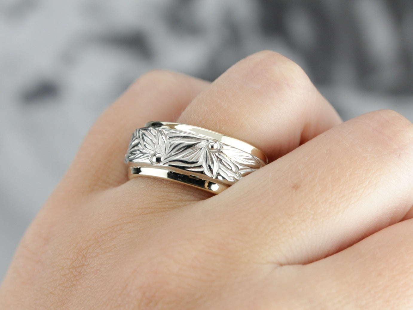 Vintage Mix Metal Floral Band