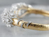 Diamond Encrusted Gold Cuff Bracelet