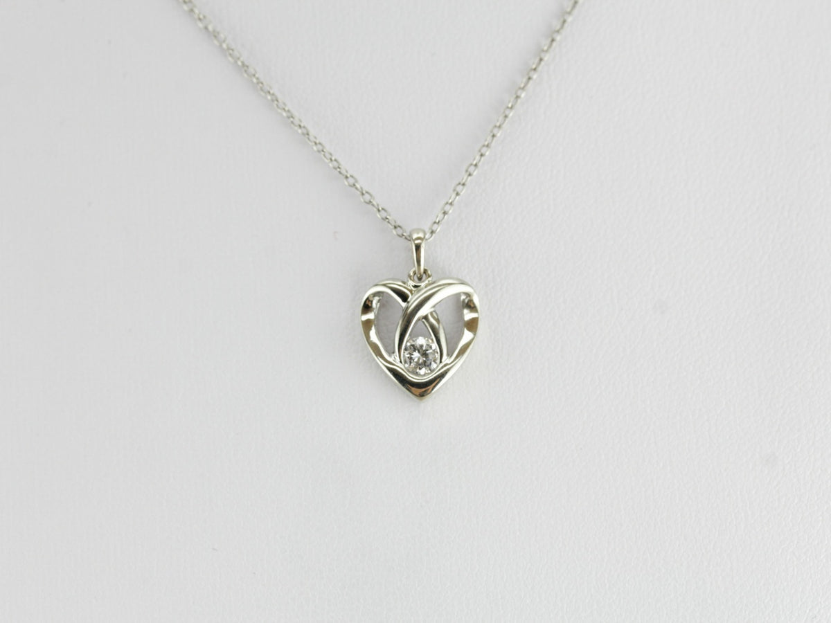 Modernist Diamond Pendant