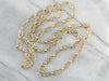 Woven Link Yellow Gold Chain