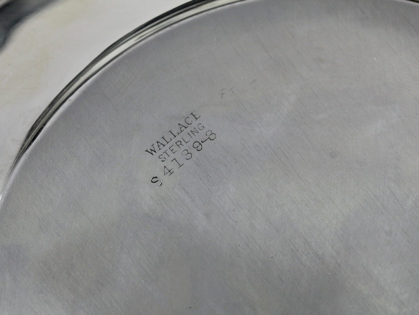 Vintage Patterned Pierced Serving Plate