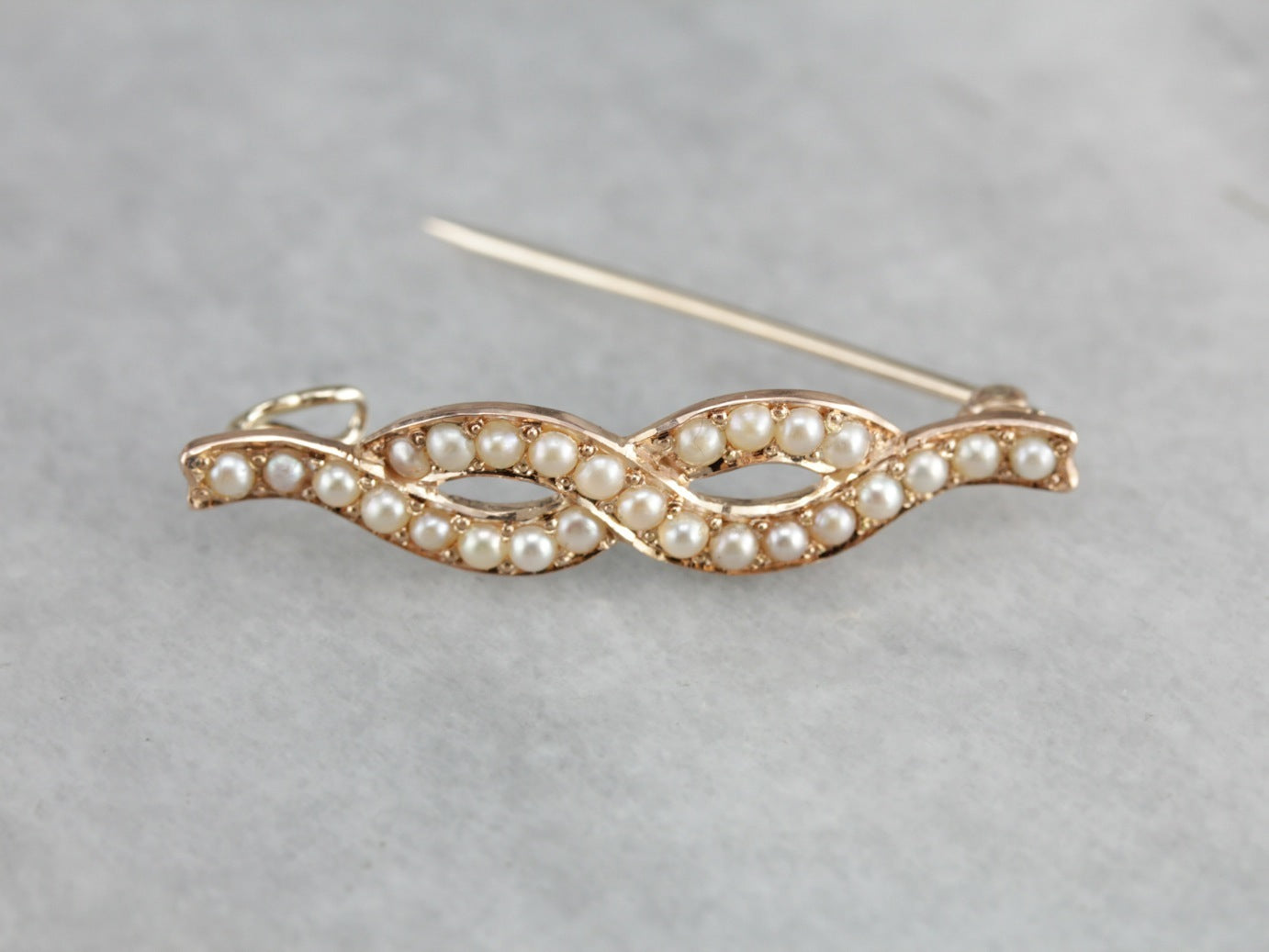 Antique Seed Pearl Pin