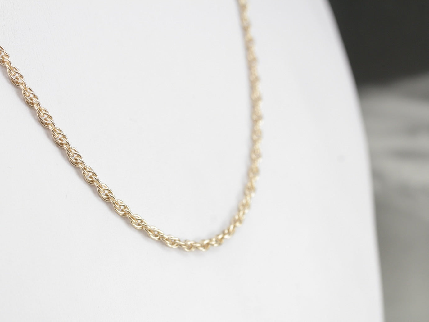Yellow Gold Rope Twist Chain