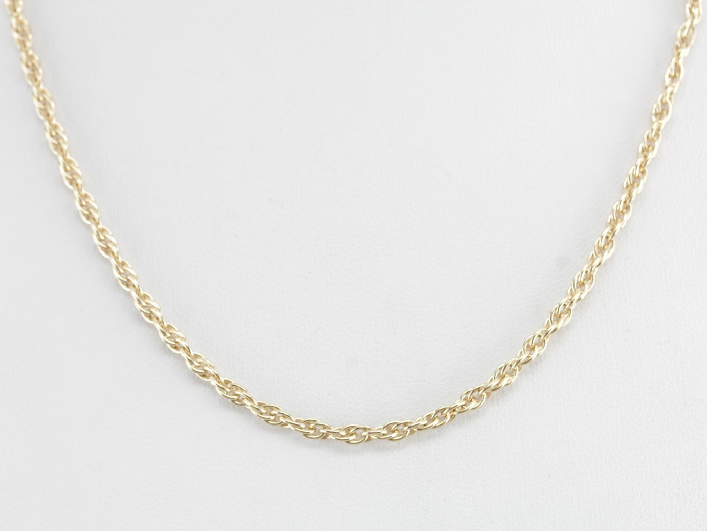 Yellow Gold Rope Twist Chain