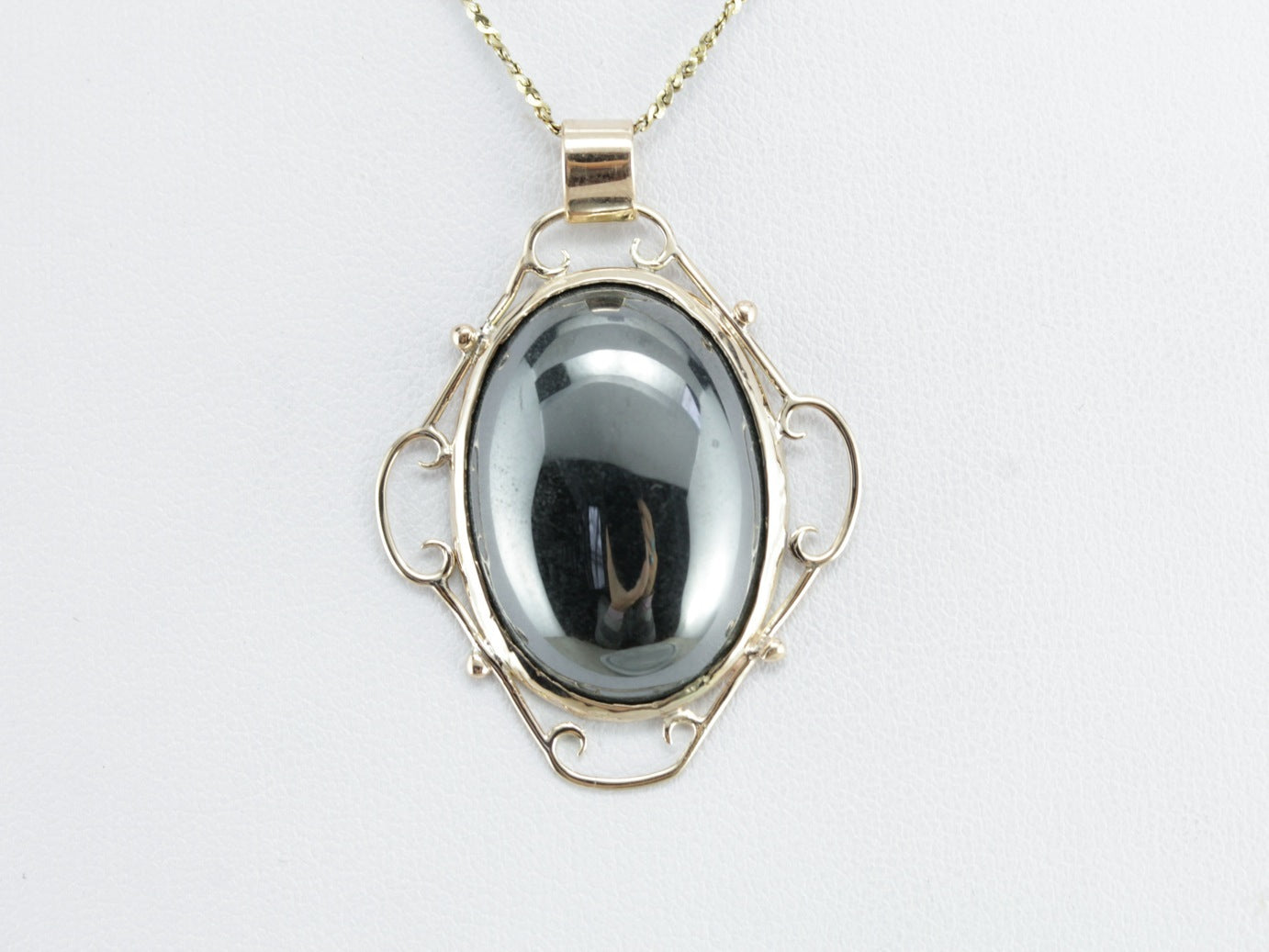 Vintage Hematite Pendant