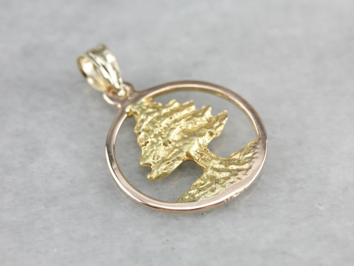 Tree of Life Gold Pendant