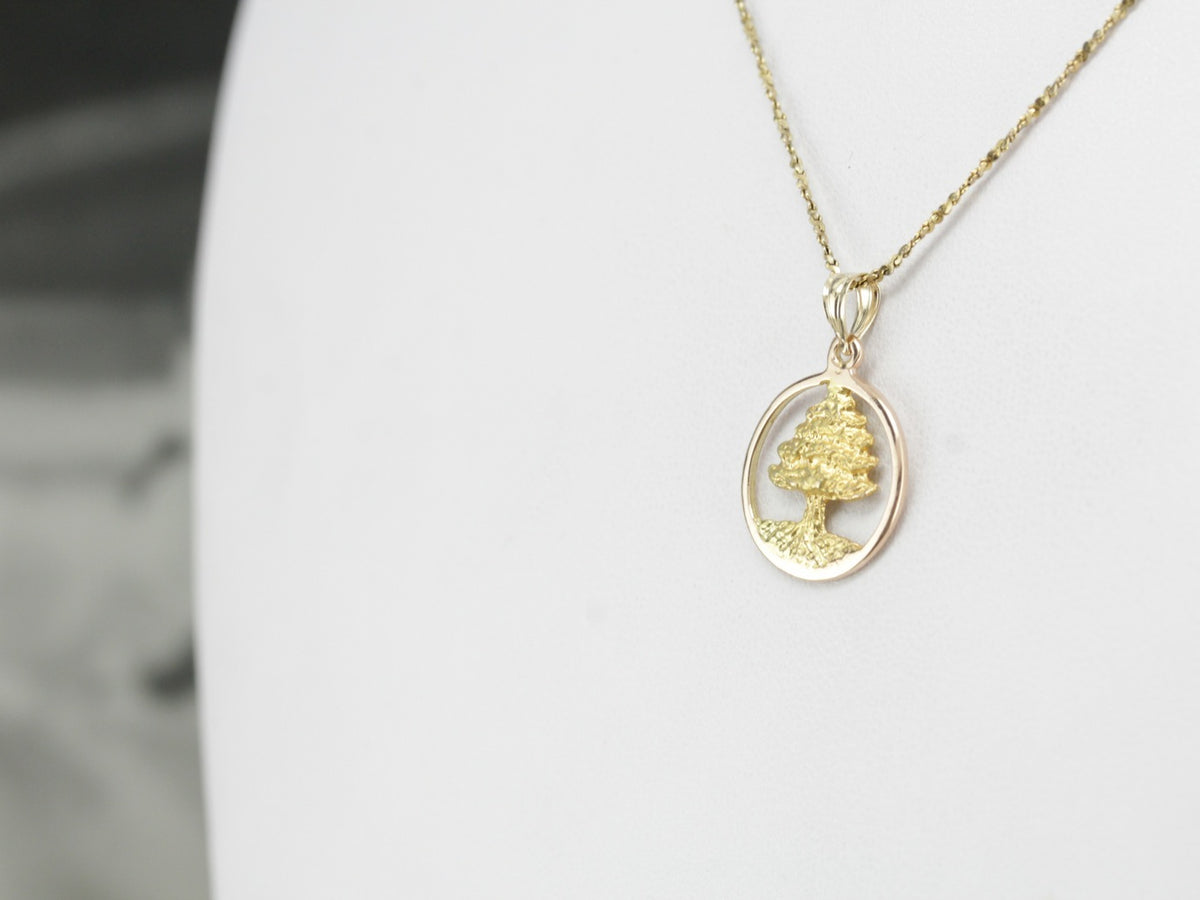 Tree of Life Gold Pendant