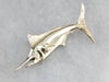 Diamond Marlin Fish Pendant