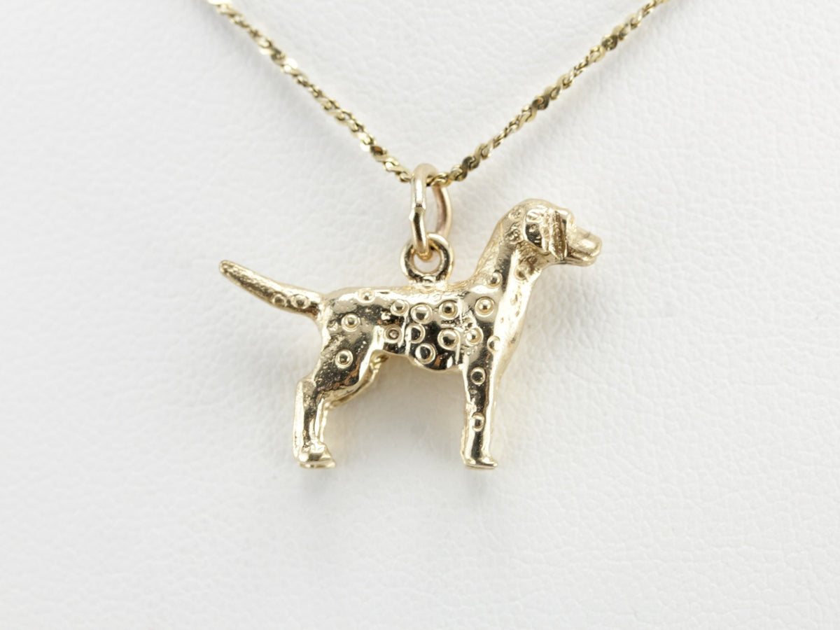 Vintage Dalmatian Dog Charm
