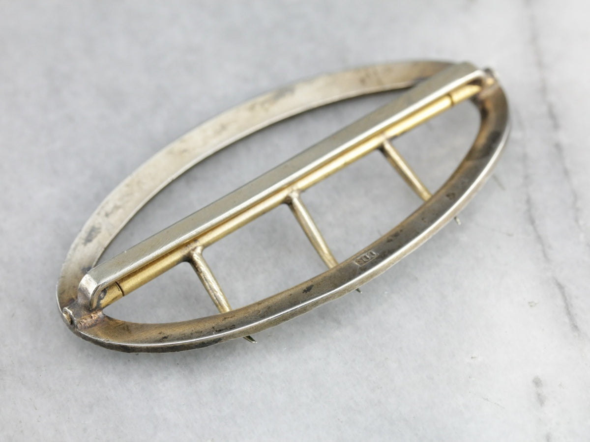 Victorian Turquoise Belt Buckle