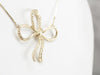 Yellow Gold Bow Conversion Necklace