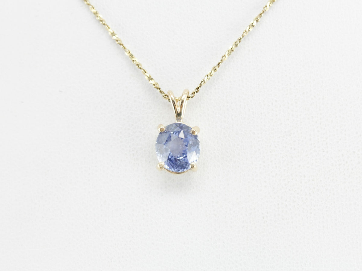 Blue Sapphire Pendant