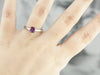 Pink Sapphire Solitaire Ring