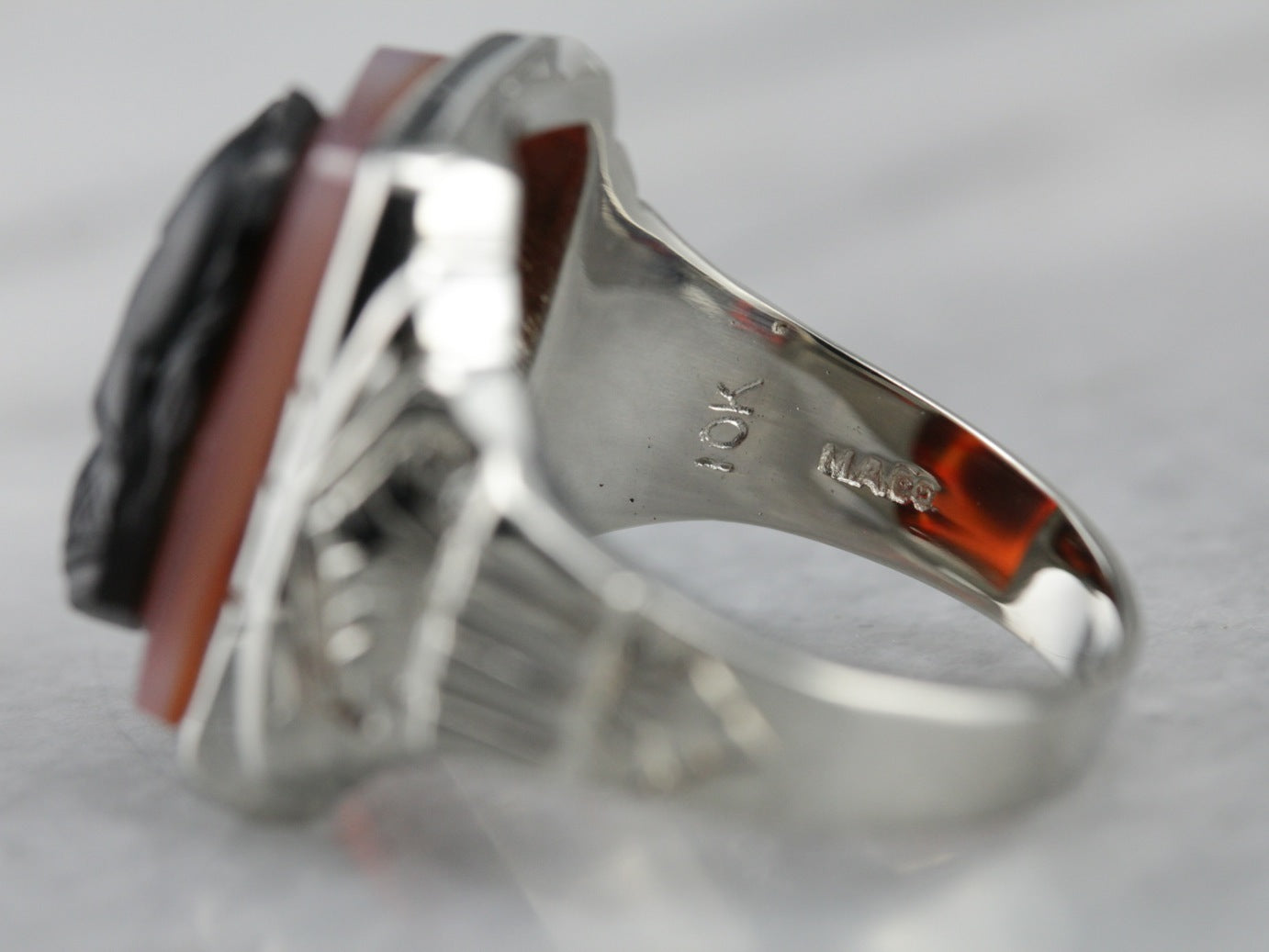 Men's Sardonyx Cameo Ring