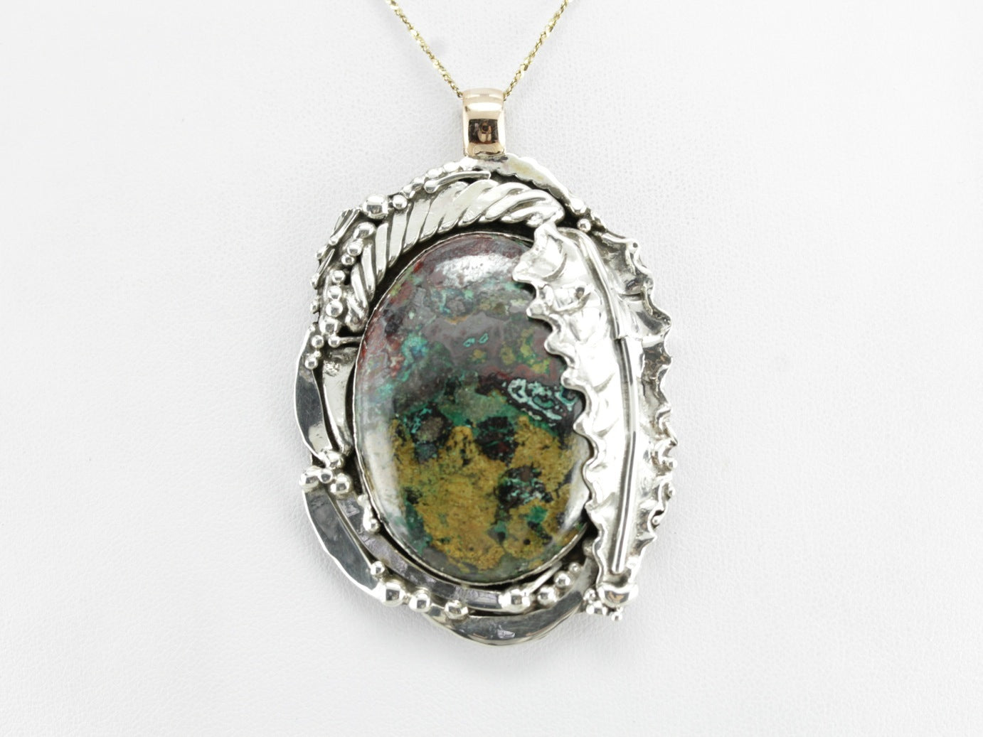 Chrysocolla Statement Pendant