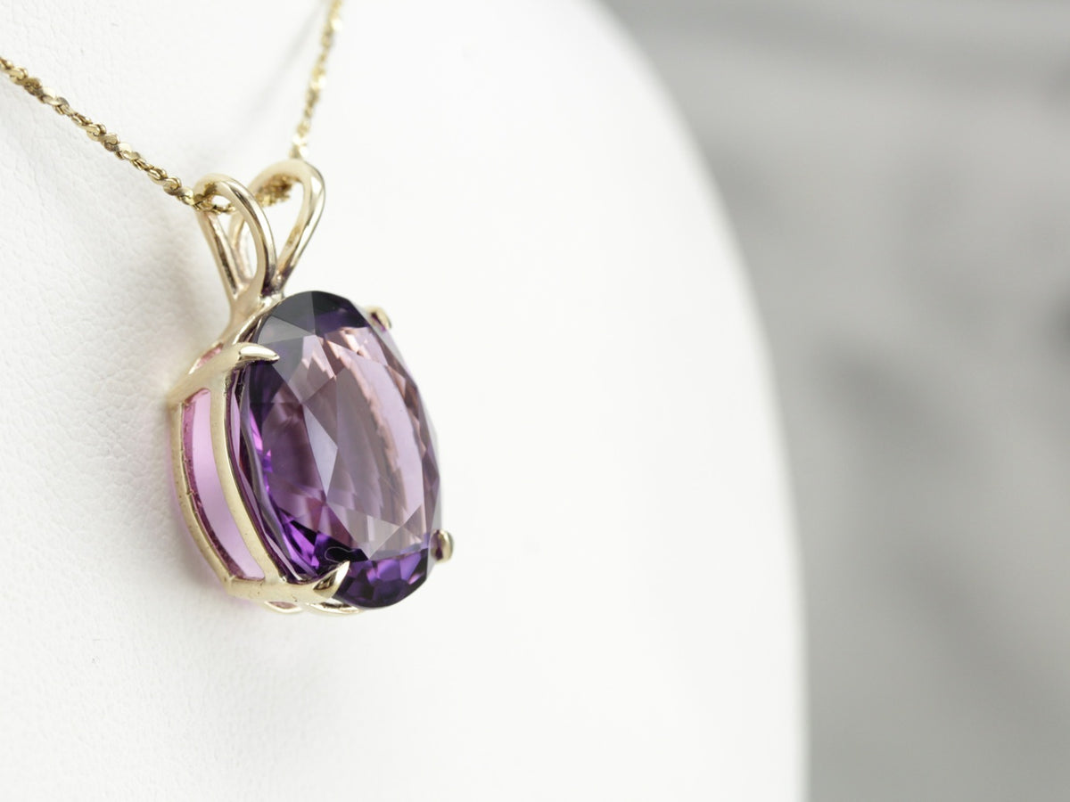 Amethyst Statement Pendant