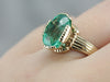Vintage Emerald Ring in Yellow Gold