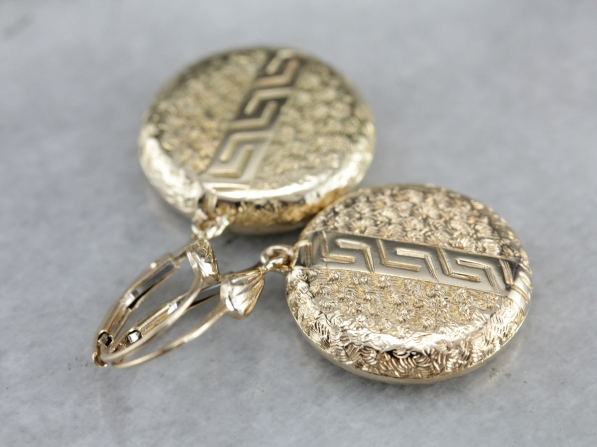 Retrofitted Cufflink Earrings