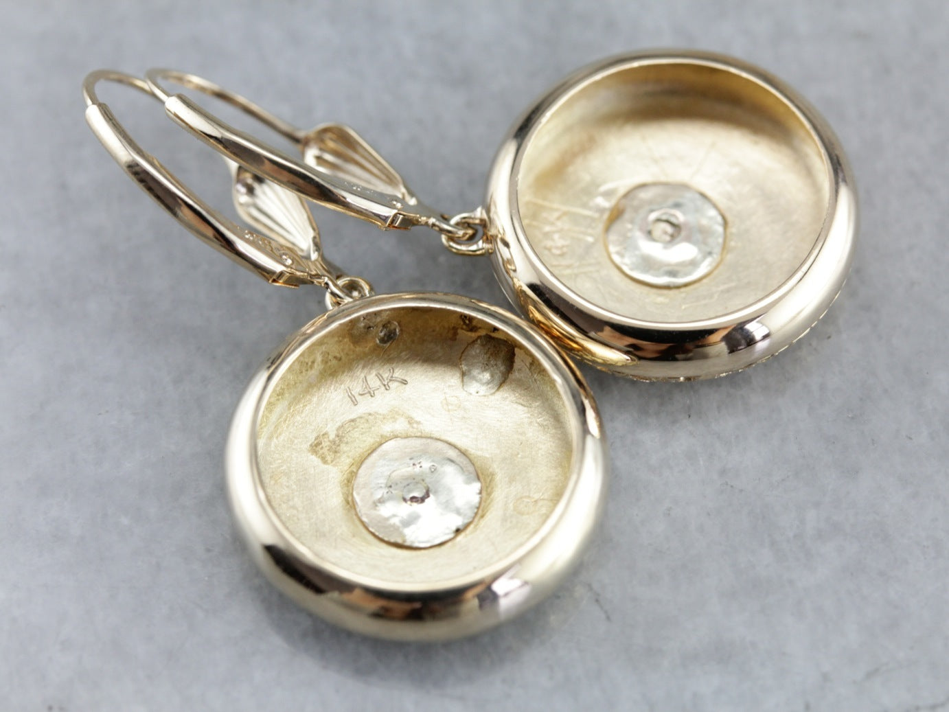 Retrofitted Cufflink Earrings