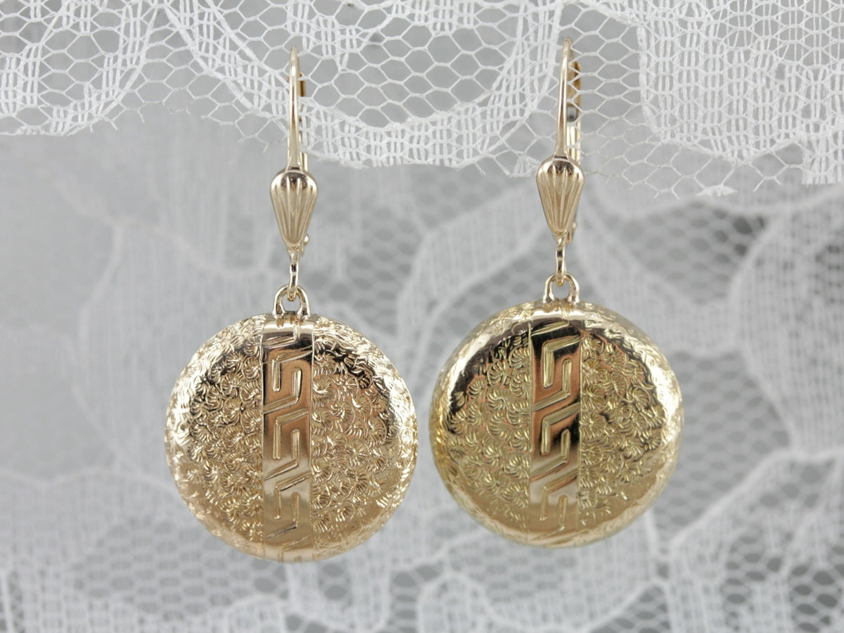 Retrofitted Cufflink Earrings