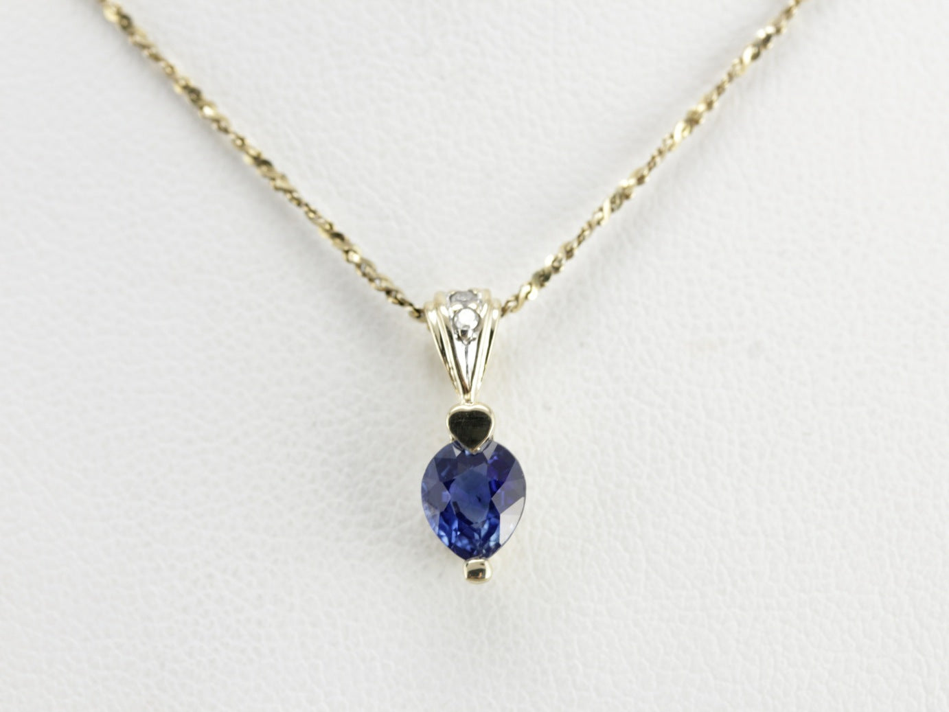 Sapphire and Diamond Pendant