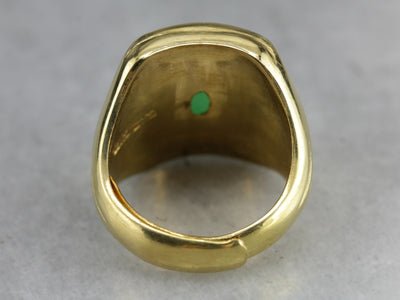 Men's Retro Era Jadeite Ring