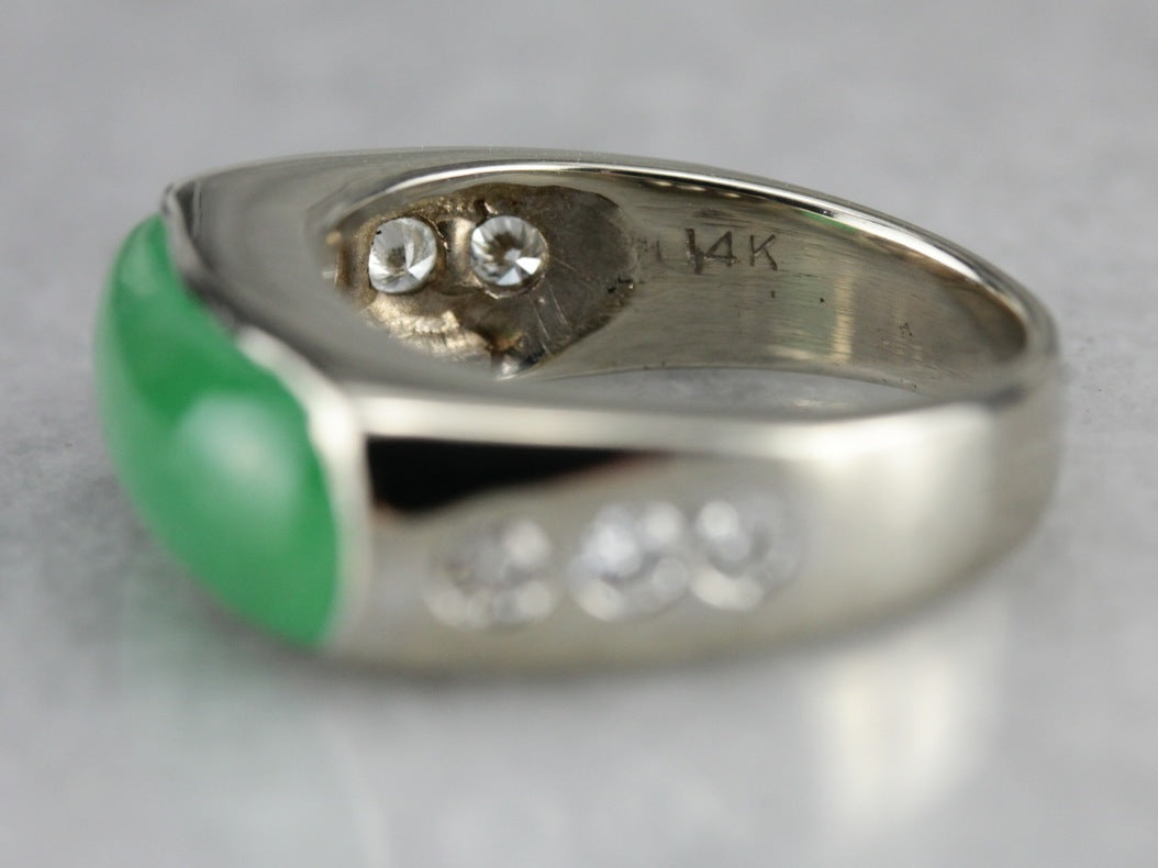 Amazon.com: zhuBAOHE Natural White Jade Ring Men's and Women's Wedding Rings  Feng Shui Hetian Jade Jasper Band Rings,18mm : Everything Else
