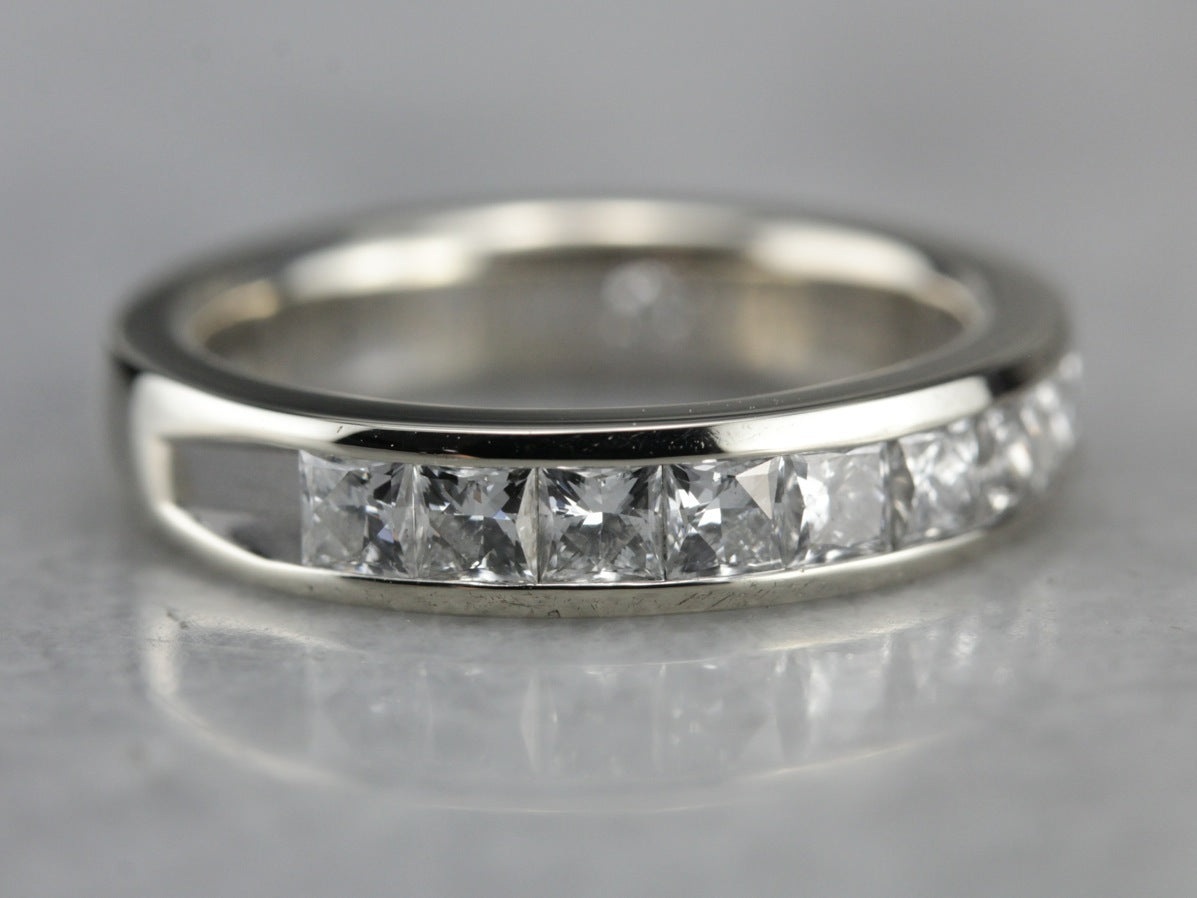 White Gold Diamond Band