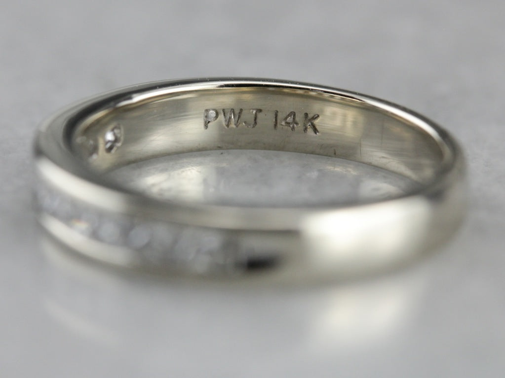 Diamond Channel Set Band