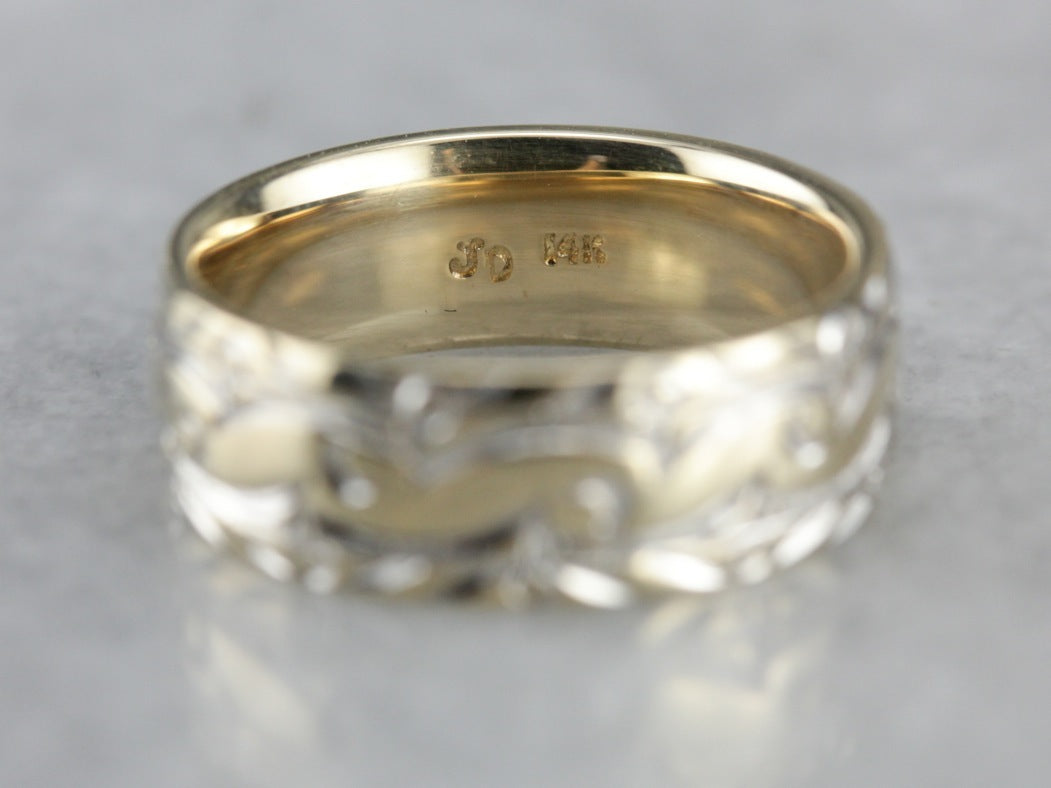 Vintage Gold Pattern Band