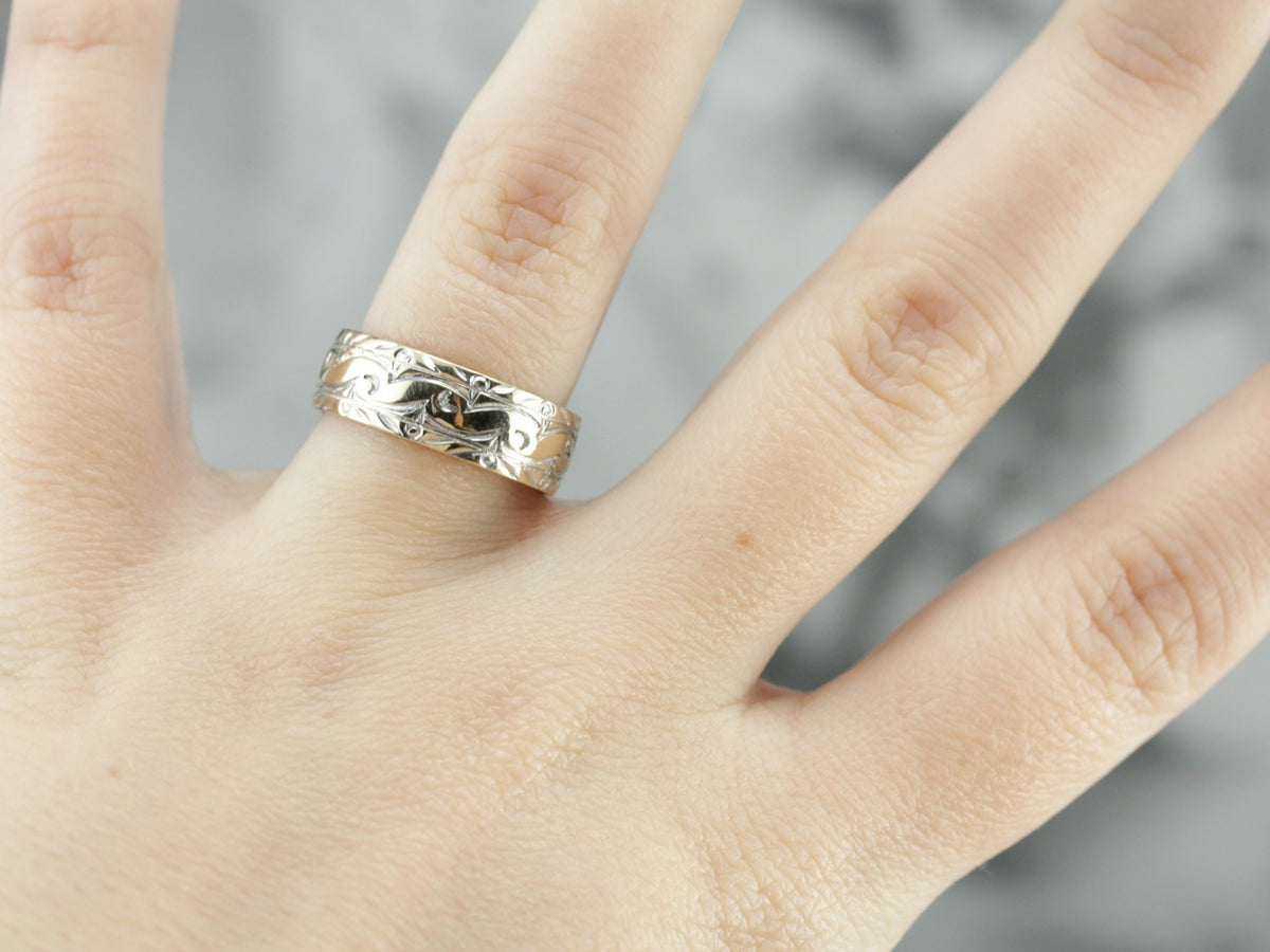 Vintage Gold Pattern Band