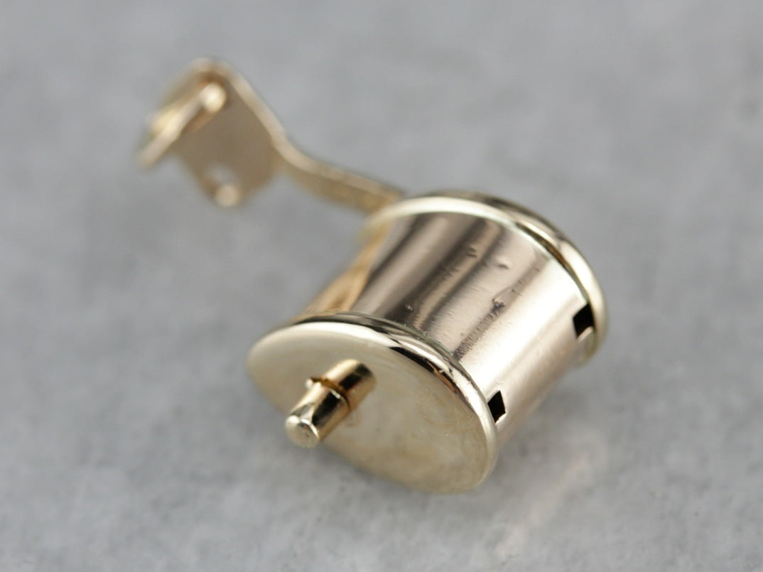 Vintage Coffee Grinder Charm