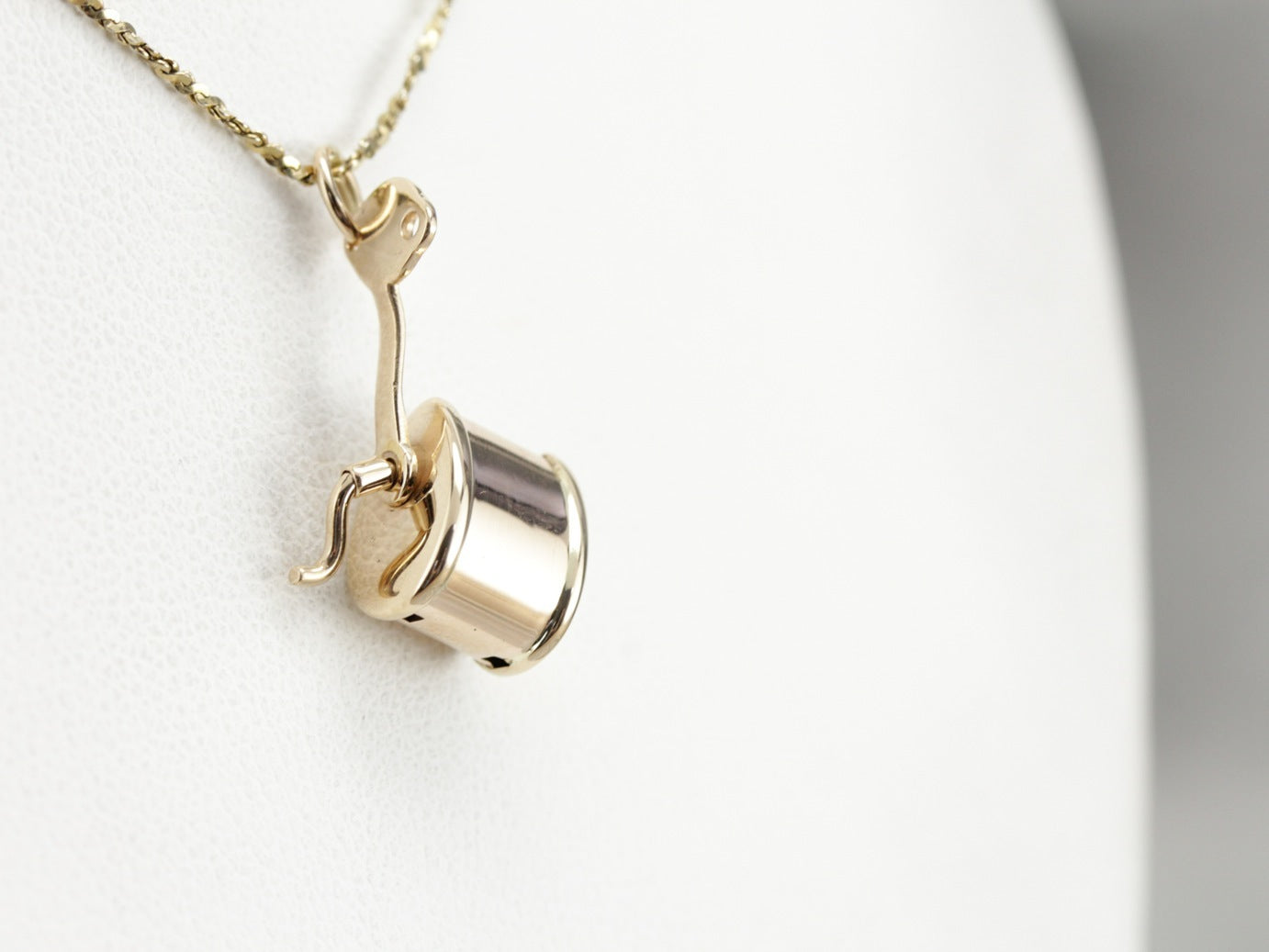 Vintage Coffee Grinder Charm