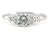 Platinum Diamond Engagement Ring in the Lafayette Setting by Elizabeth Henry
