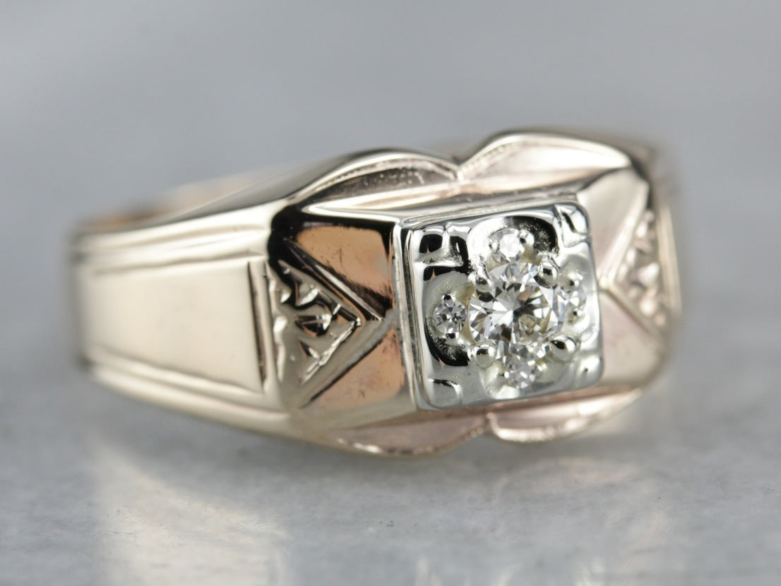 Men's Diamond Solitaire Ring