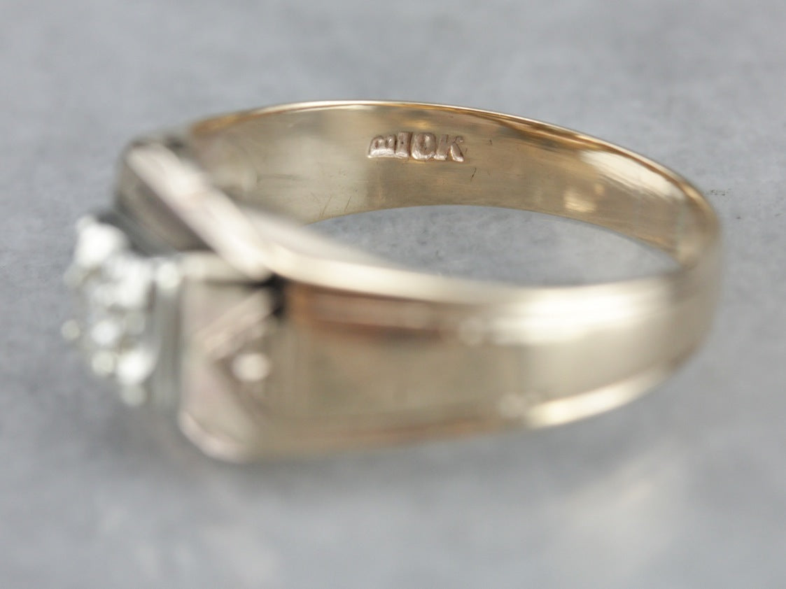 Men's Diamond Solitaire Ring