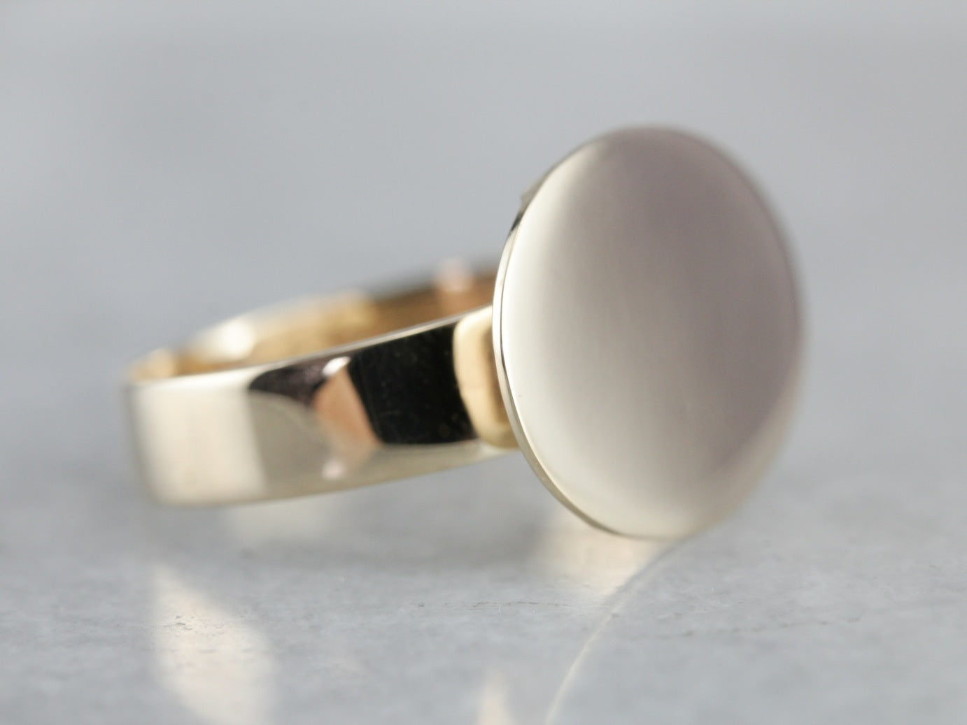 Yellow Gold Signet Ring