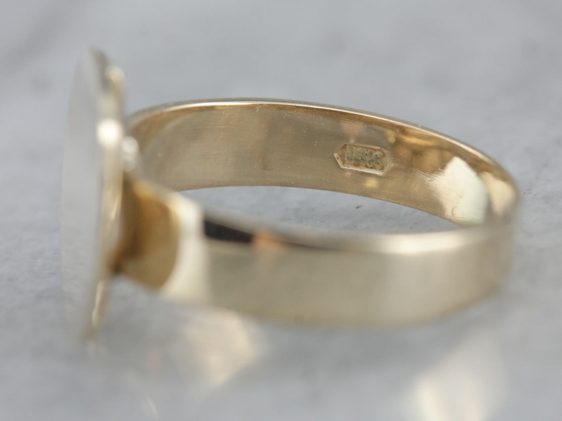 Yellow Gold Signet Ring