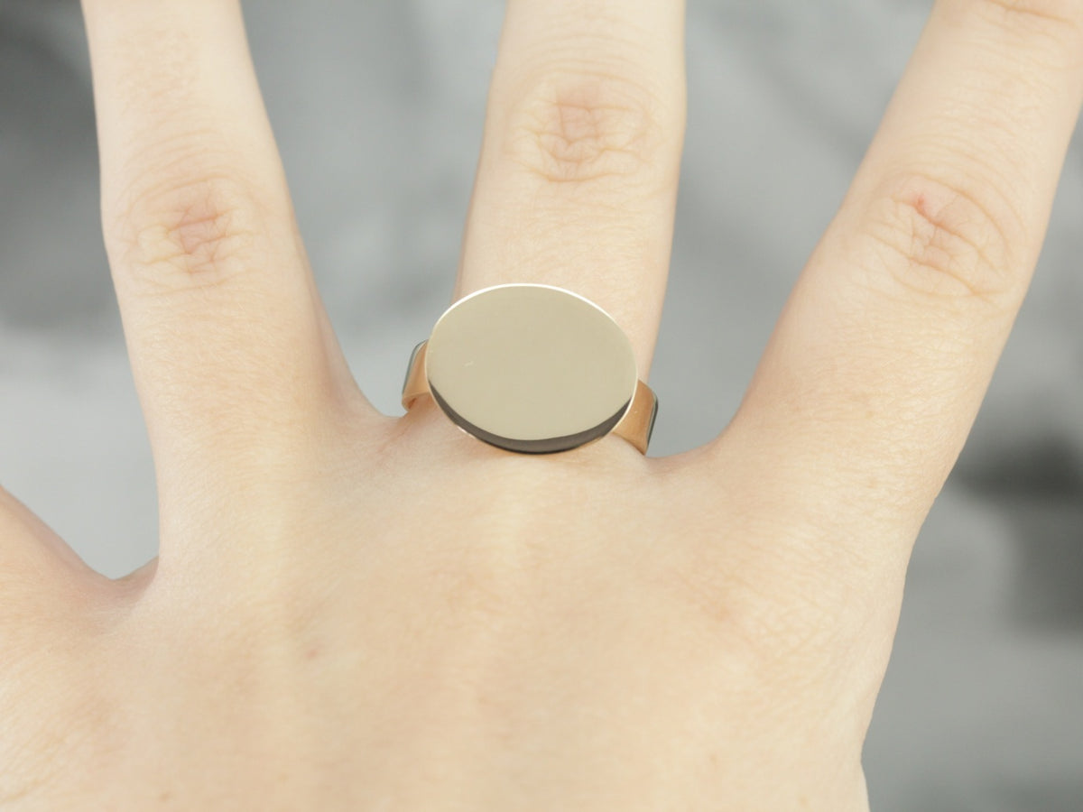 Yellow Gold Signet Ring