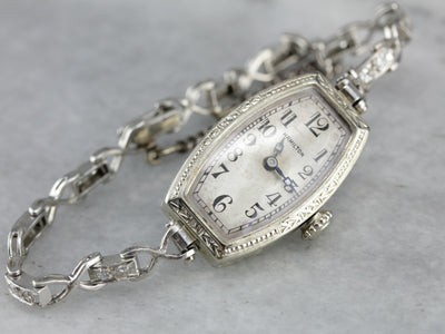 Art Deco Hamilton Diamond Wrist Watch