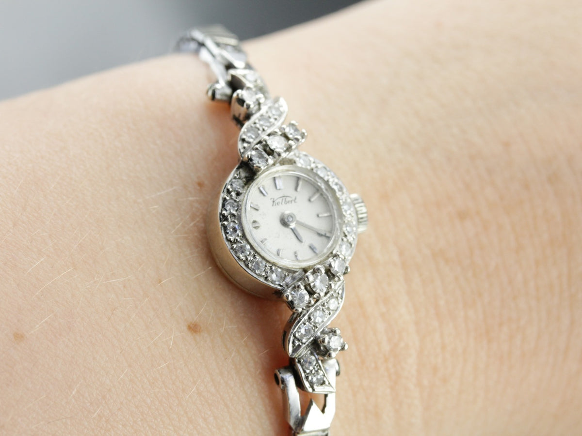 Ladies Diamond Kelbert Wrist Watch